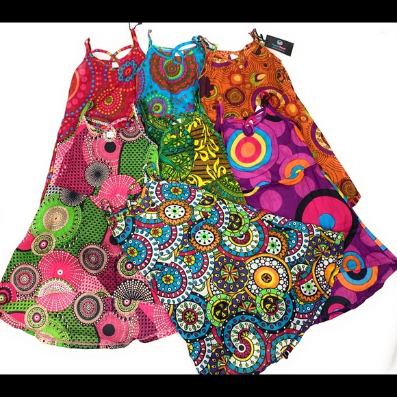 Asymmetrical summer dresses for girls - Picture 5 of 7